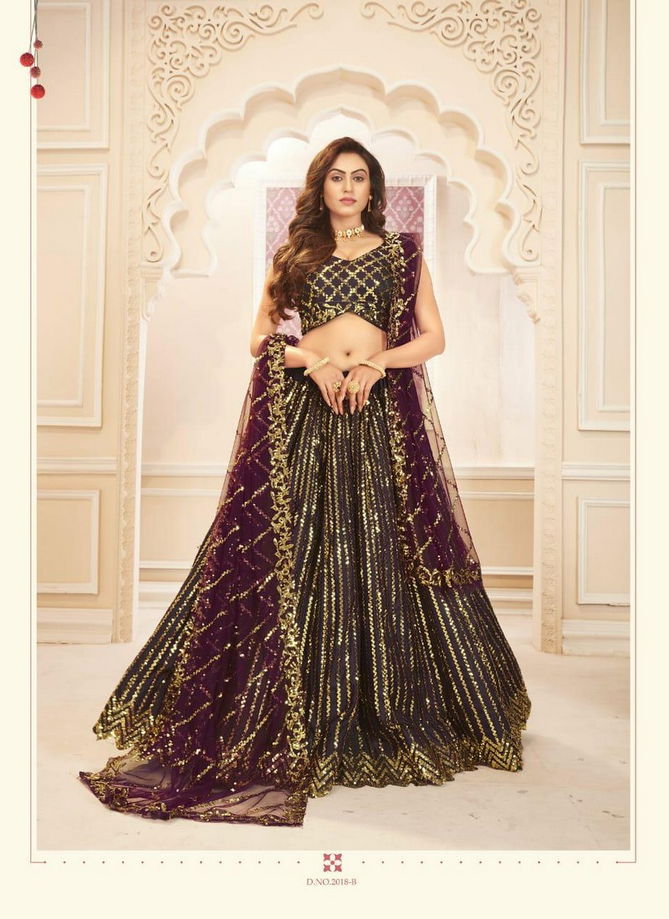 SENHORA SAKHI BRIDAL HERITAGE VOL 7 Exclusive Wedding Wear Silk Sequence Embroidery Work Lehenga Choli Collection